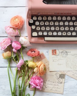 CB-2913-typewriter_flowers CB-2913-typewriter_flowers
