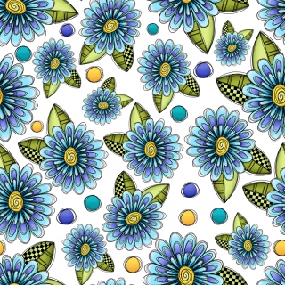 DP-9610-Scatter-Blue-Teal-Flower