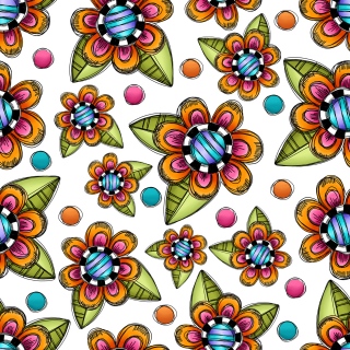 DP-9610-Scatter-Check-Center-Flower