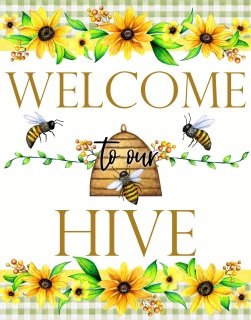JN-0903d-Welcome-to-our-hive-flag
