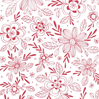 JW-1186l-pattern-white-line-flowers