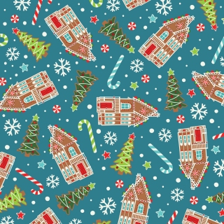 JW-1193g-Gingergread-tossed-pattern-dk-blue