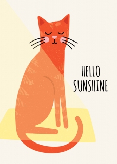 JW-1199j-Cattitude-card-hello-sunshine