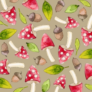 JW-1203i-Hello-Fall-mushroom-pattern-khaki