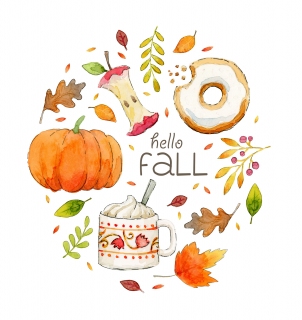 JW-1203m-Hello-Fall-oval-arrangement-wall-art