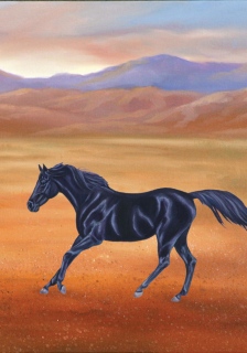 KKH-0106-Horse-on-KKH-9039-landscape