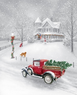 MS-3282g-red-truck-holiday-dr-antique-truck