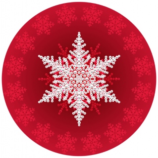 MS-3290a-plate-single-snowflake