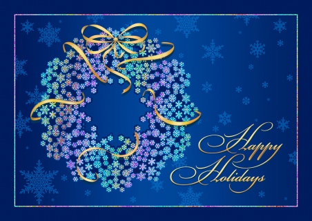 MS-3411s-Silver-prismatic-wreath-on-blue-card