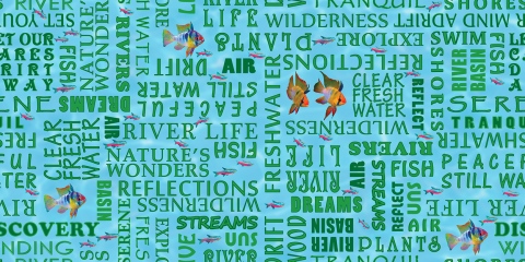 MS-9411m-aqua-garden-plants-text-on-light-aqua