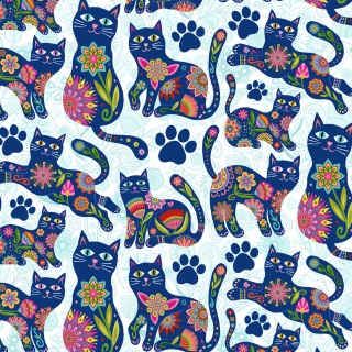 MT-1147a-Cats-in-Blue-with-paws