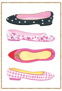 shoe card