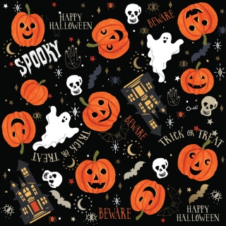 tarot halloween rev pattern