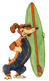 SV-2096-Daschund-surfer-lr