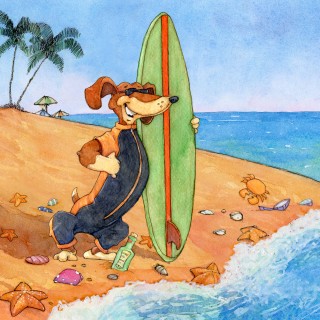 SV-2137-Beach-Daschund