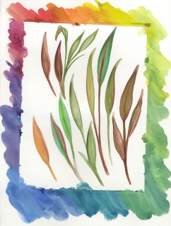 a8117r_olive_leaves_in_Rainbow_frame